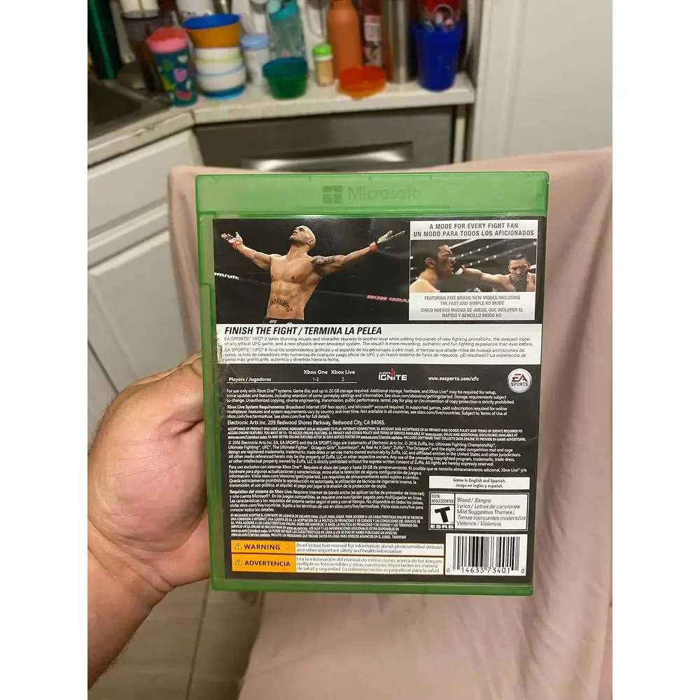EA Sports UFC 2 Video Game (Microsoft Xbox One Game, 2016)